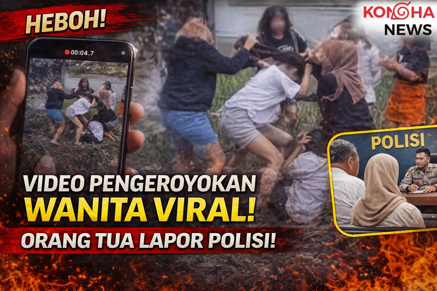 VIDEO PENGEROYOKAN PEREMPUAN DI LUWU UTARA VIRAL, ORANG TUA KORBAN LAPOR POLISI