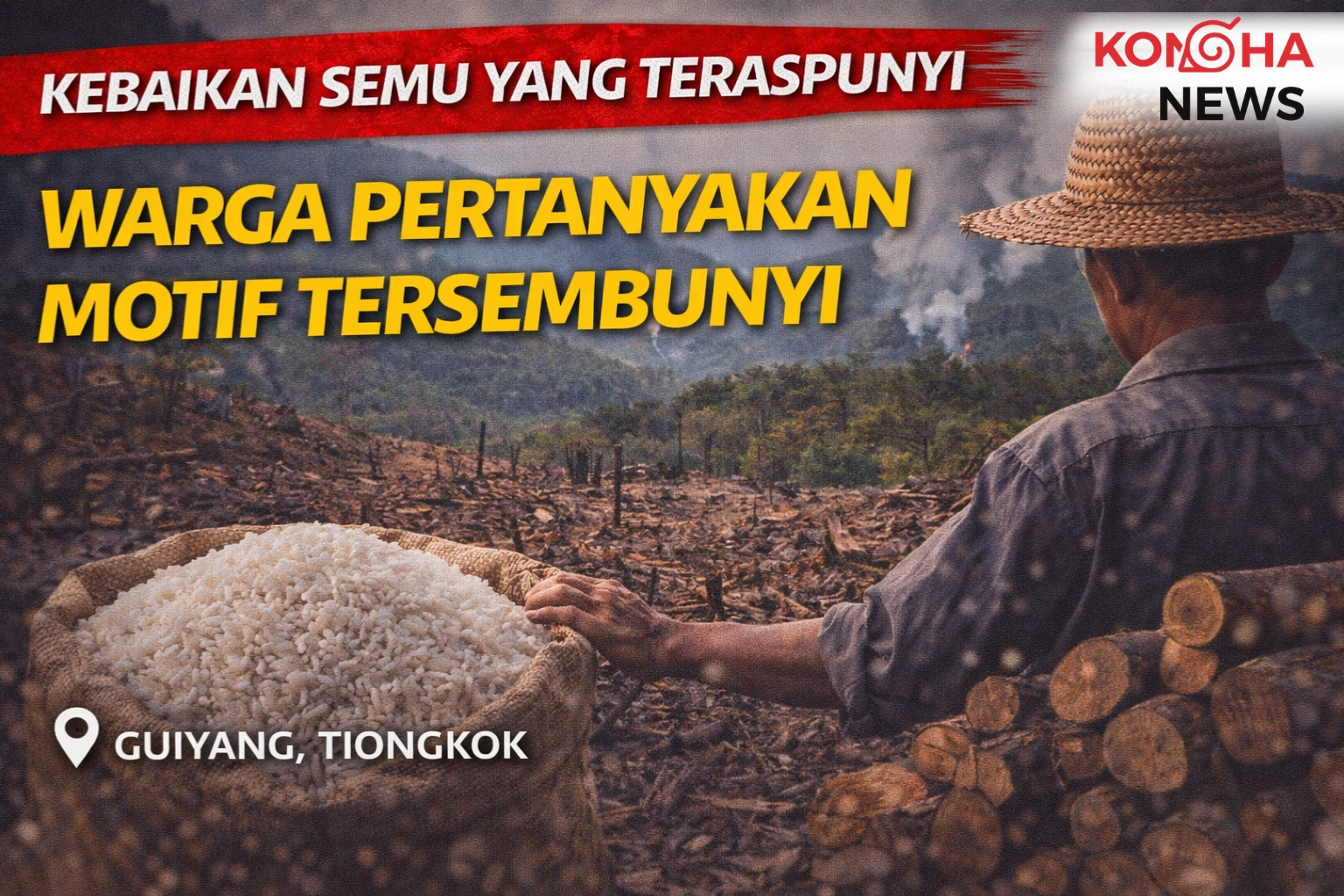 KEBAIKAN SEMU DI BALIK BANTUAN, WARGA MULAI MEMPERTANYAKAN MOTIF TERSEMBUNYI