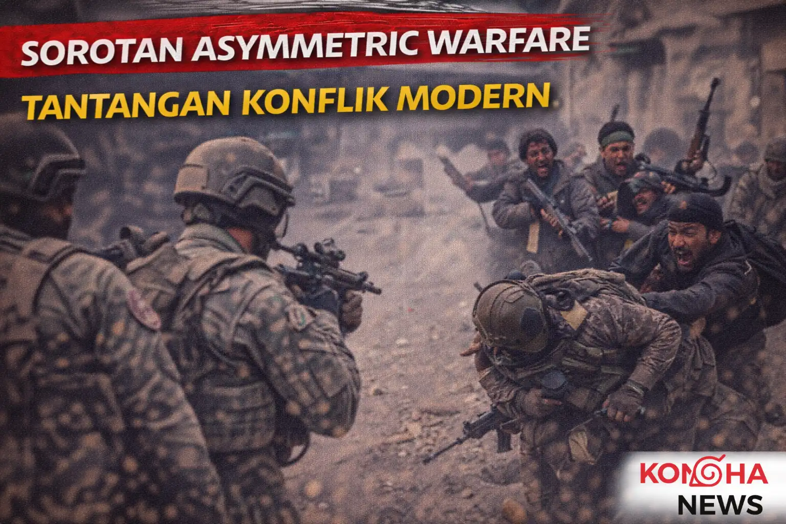 Sorotan Asymmetric Warfare: Tantangan Besar Pasukan Konvensional di Medan Konflik Modern
