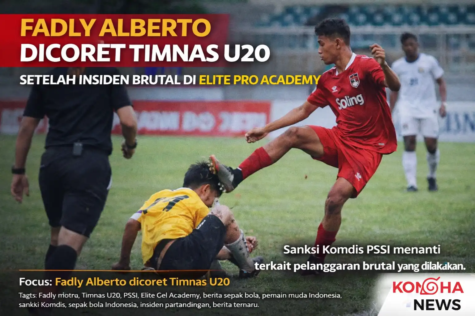 Fadly Alberto Dicoret dari Timnas U20 Usai Insiden di Elite Pro Academy