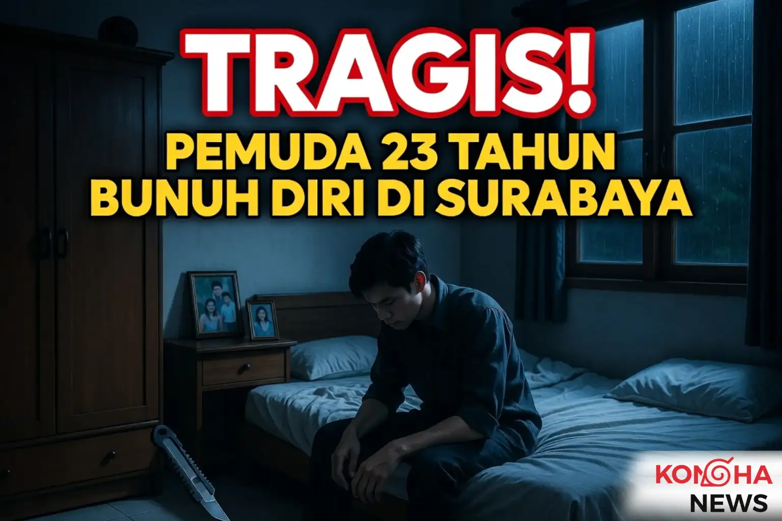 TRAGIS! Pemuda 23 Tahun di Surabaya Ditemukan Meninggal di Kamarnya