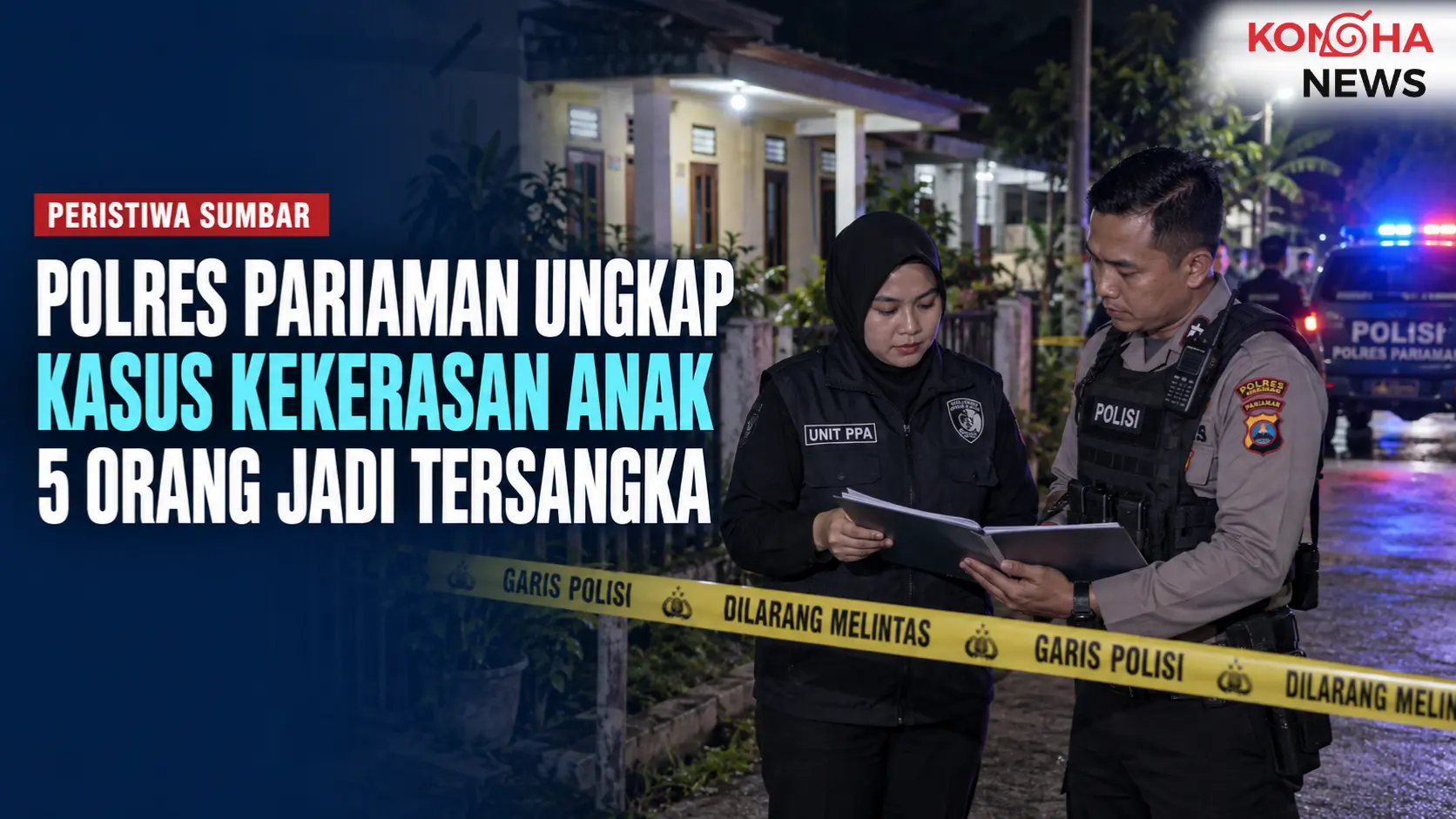 Polres Pariaman Ungkap Dugaan Kekerasan Seksual terhadap Pelajar, Lima Orang Jadi Tersangka