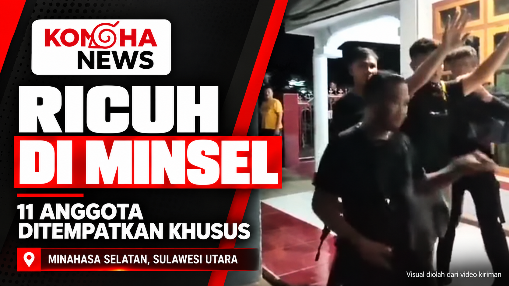 Polisi Diduga Mabuk dan Ribut di Minsel, 11 Anggota Ditempatkan Khusus