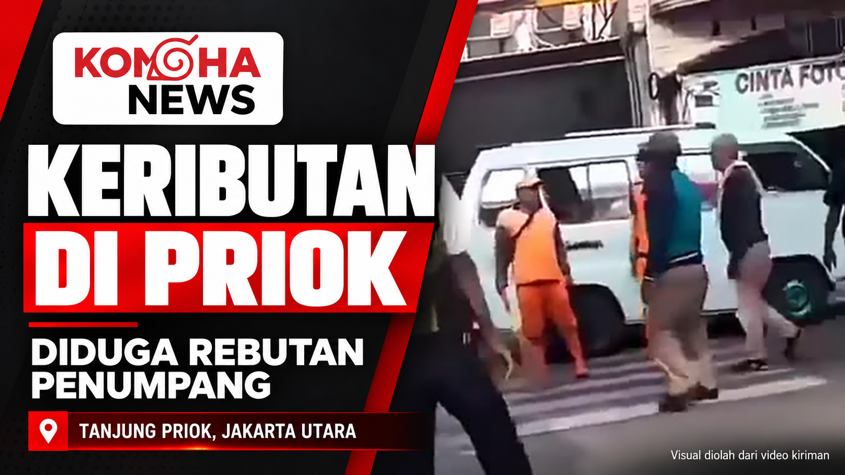 Kericuhan Sopir Angkot KWK di Tanjung Priok, Diduga Berebut Penumpang